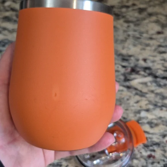 Brumate Uncork'd Insulated Wine Tumbler In Matte Clay - Picture 7 of 9